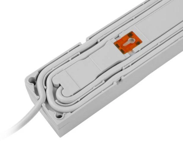 ARMAC Surge Protector Z5 3m 5x prancūziški lizdai 10A kabelių tvarkyklė pilka