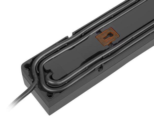 ARMAC Surge Protector Z5 1,5m 5x prancūziški lizdai 10A kabelių laikiklis juodas