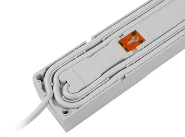ARMAC Surge Protector Z5 5m 5x prancūziški lizdai 10A kabelių tvarkyklė pilka