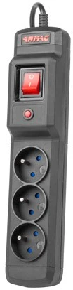 ARMAC M3/45/CZ Armac Surge Protection MULTI M3 (3 lizdai) 4.5m juodas