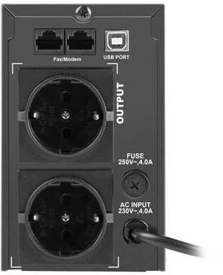 Armac UPS linijinis-interaktyvus biuro 850F LCD 850VA 2x Schuko