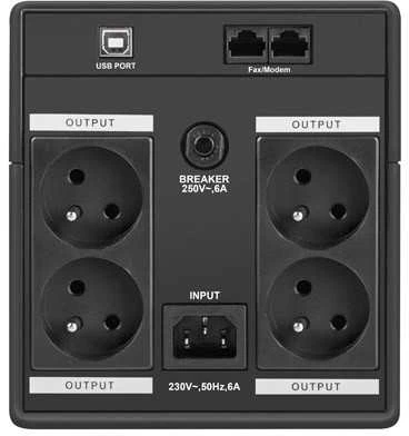 Ups armac home line-int 4x 230v pl h/1000e/led