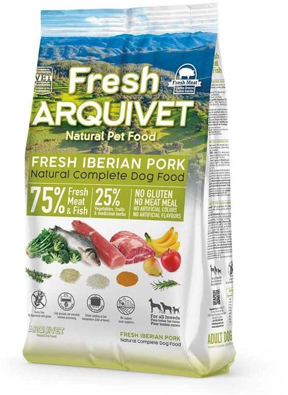 Šunų Maistas - ARQUIVET Fresh Iberian Pork Pusiau Drėgnas 10kg Be Glitimo