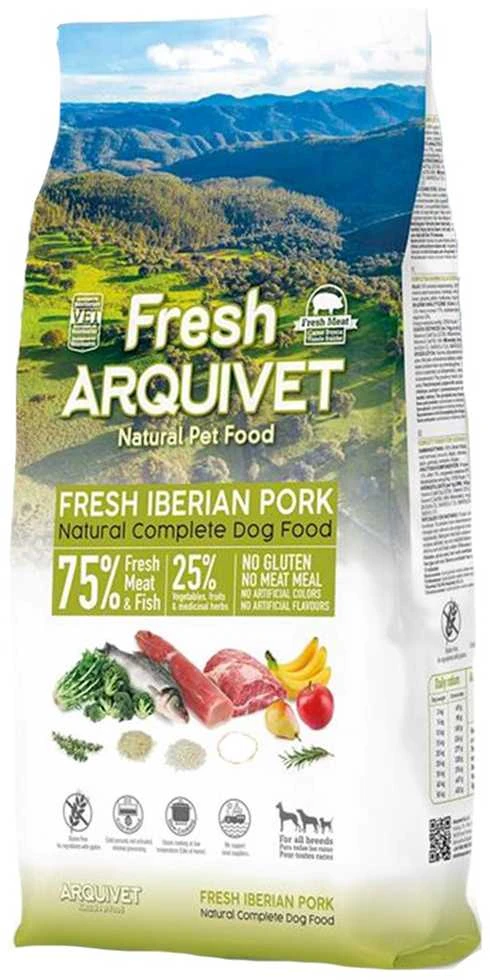 Šunų Maistas - ARQUIVET Fresh Iberian Pork Pusiau Drėgnas 10kg Be Glitimo