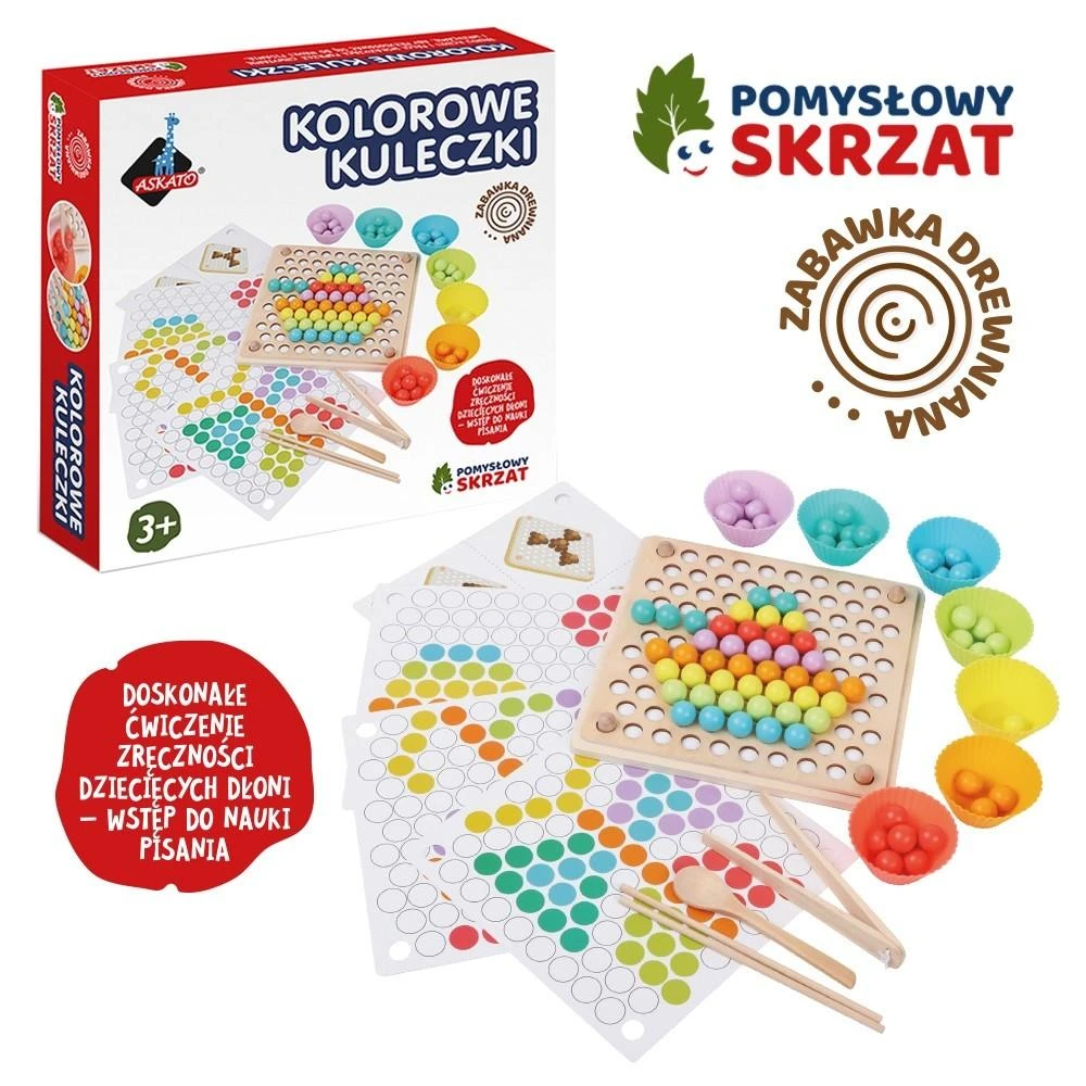 Askato kūrybingasis leprikonas – spalvingi kamuoliukai (453335)