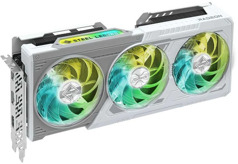 ASRock Vaizdo plokštė radeon rx 9060 xt steel legend 16gb gddr6 128bit