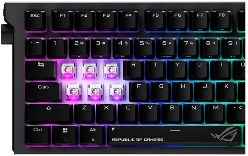 Asus Belaidė klaviatūra žaidimams tog strix morph 96 x903