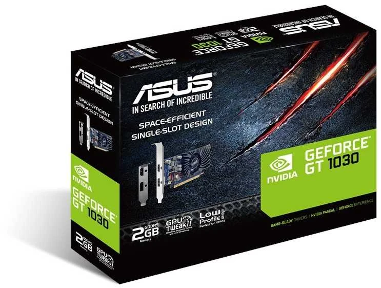 Asus Geforce GT 1030 2GB GDDR5 BRK žemo profilio vaizdo plokštė