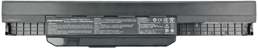 Movano Asus K53s X53s X53u X54c nešiojamojo kompiuterio A32K53 baterija – 4400 mAh (48 Wh)