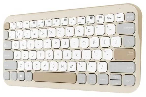 Asus Zefyras KW100 | Klaviatūra | Belaidis | JAV Tarptautinis | Avižinis pienas