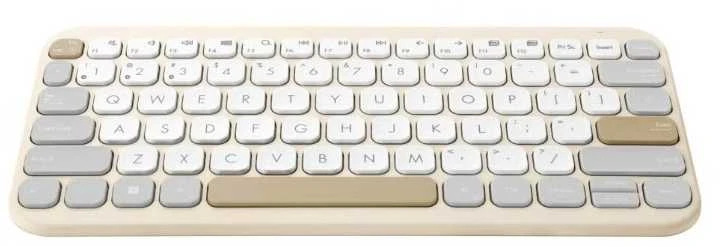 Asus Zefyras KW100 | Klaviatūra | Belaidis | JAV Tarptautinis | Avižinis pienas