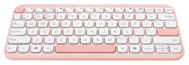Klaviatūra Asus Marshmallow KW100 Bluetooth 5.0 Rose Clay (90XB0880-BKB4G0)