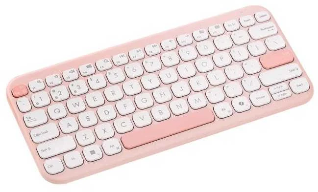 Klaviatūra Asus Marshmallow KW100 Bluetooth 5.0 Rose Clay (90XB0880-BKB4G0)