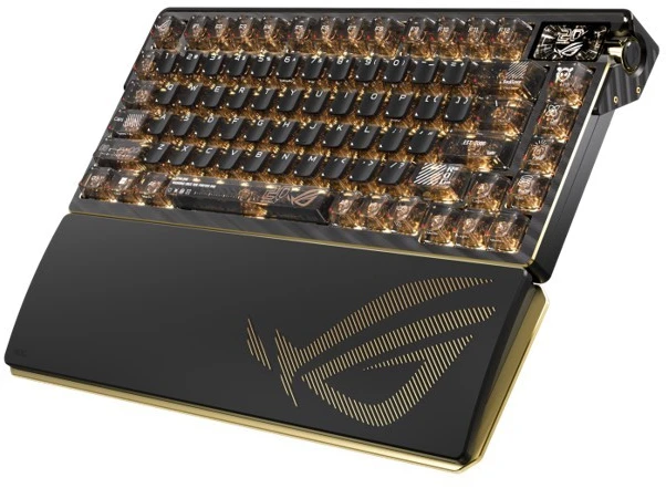 Asus Klaviatūra rog azoth extreme edition 20/oled/wrist/juodas