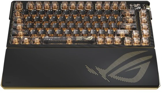 Asus Klaviatūra rog azoth extreme edition 20/oled/wrist/juodas