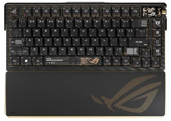 Asus Klaviatūra rog azoth extreme edition 20/oled/wrist/juodas