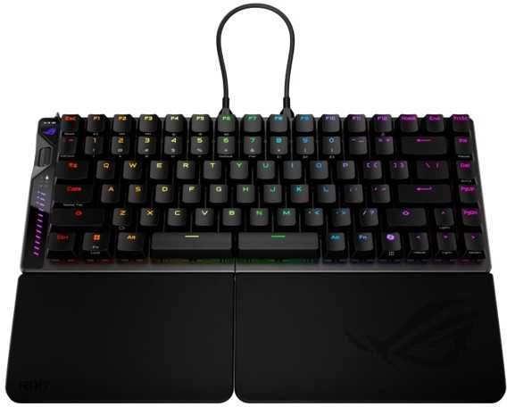 Asus Klaviatūra rog falcata m703 bt/rf/usb-c/aura/juoda