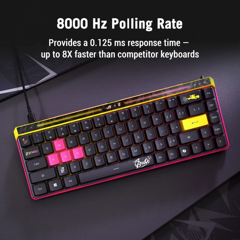 Asus Klaviatūra ROG Falchion Ace HFX M606 USB-C-A/8000Hz/N Key