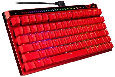 Asus ROG FALCION ACE HFX V2 M705 klaviatūra (raudona)