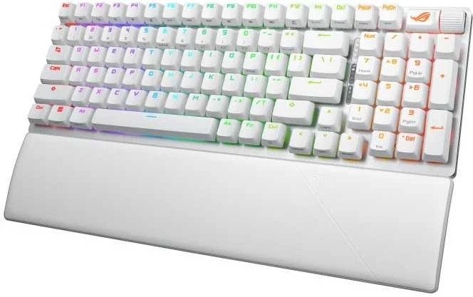 Asus Klaviatūra „Rog Strix Scope II 96“ belaidė, balta, NX/PBT