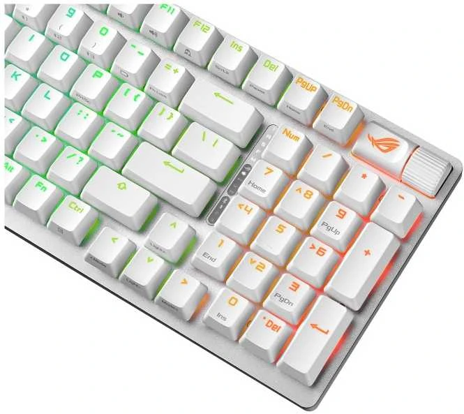 Asus Klaviatūra „Rog Strix Scope II 96“ belaidė, balta, NX/PBT