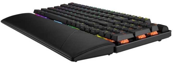 Asus ROG Strix Scope II 96 Wireless Belaidė klaviatūra, Qwerty US, NX Snow