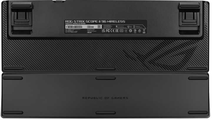 Asus ROG Strix Scope II 96 Wireless Belaidė klaviatūra, Qwerty US, NX Snow
