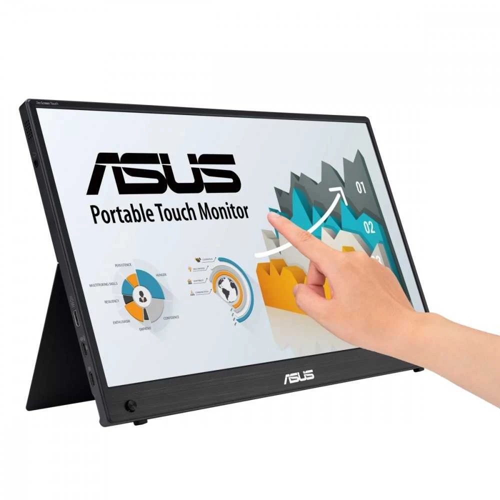 Monitorius ASUS ZenScreen Touch MB16AMTR, 15,6", 1920x1080, 60Hz, IPS, 5ms
