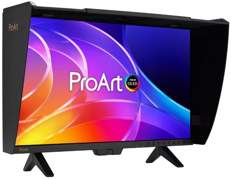 Monitorius ASUS ProArt Ekranas OLED PA27USD - 240Hz | 4K | QD-OLED | 26.5" | 1000nits | HDR400 | Thunderbolt 4 | USB-C PD 96W