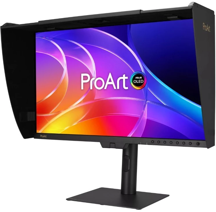 Monitorius ASUS ProArt Ekranas OLED PA27USD - 240Hz | 4K | QD-OLED | 26.5" | 1000nits | HDR400 | Thunderbolt 4 | USB-C PD 96W