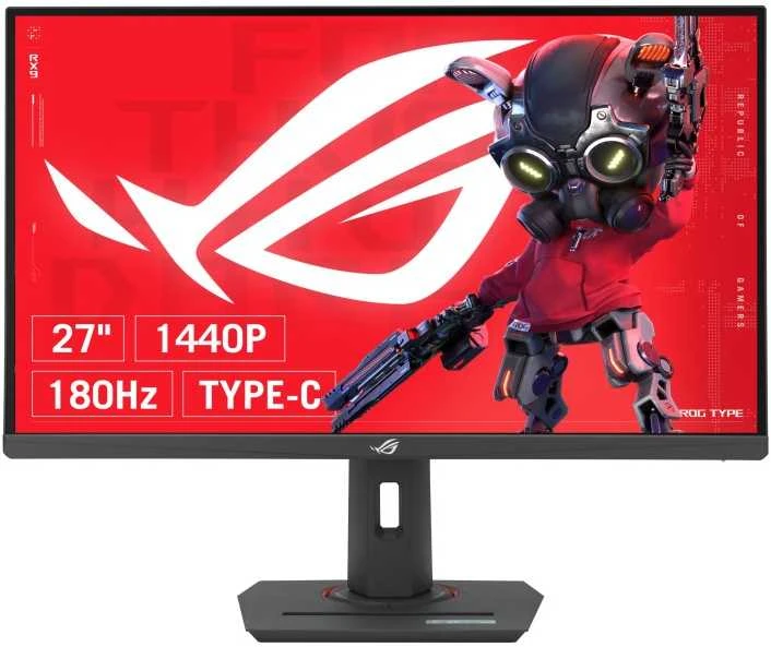 Asus xg27ucs monitorius komputerowy 68,6 cm (27") 3840 x 2160 px 4k ultra hd lcd juoda