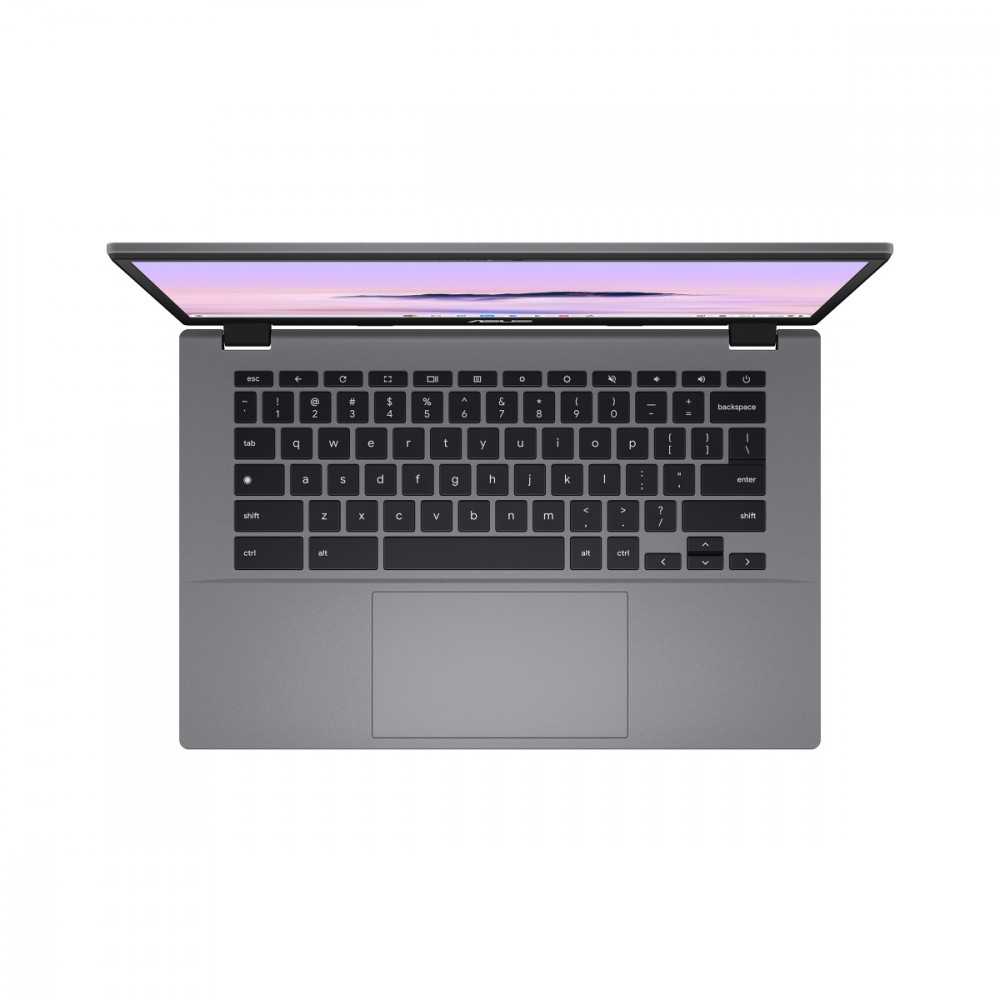 Asus Nešiojamas kompiuteris „Chromebook Plus CX3402CVA-PQ1067“ – „Core 5 120U“ / 16 GB / 256 GB / 14 colių įstrižainė (1920 x 1080) / „Chrome OS“ / 3 metai