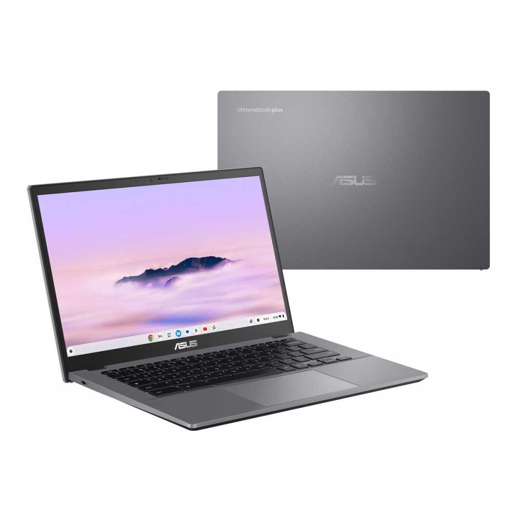 Asus Nešiojamas kompiuteris „Chromebook Plus CX3402CVA-PQ1067“ – „Core 5 120U“ / 16 GB / 256 GB / 14 colių įstrižainė (1920 x 1080) / „Chrome OS“ / 3 metai