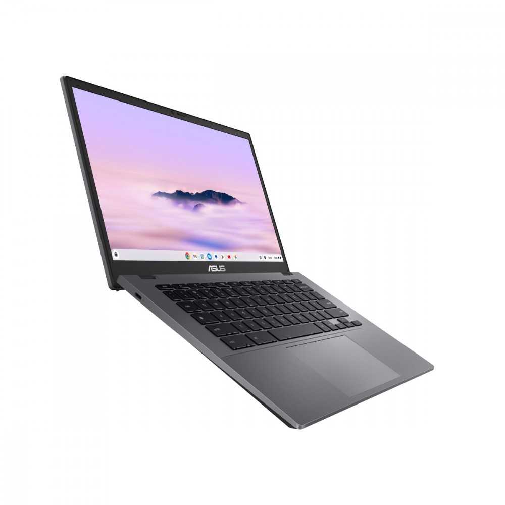 Asus Nešiojamas kompiuteris „Chromebook Plus CX3402CVA-PQ1067“ – „Core 5 120U“ / 16 GB / 256 GB / 14 colių įstrižainė (1920 x 1080) / „Chrome OS“ / 3 metai
