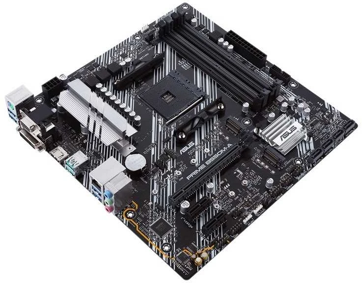 Asus pagrindinė plokštė prime b550m-a/csm am4 4ddr4 hdmi m.2 matx