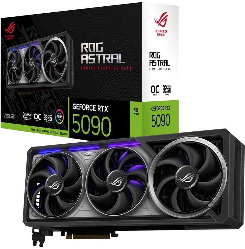 Asus ROG Astral GeForce RTX 5090 OC 32GB vaizdo plokštė
