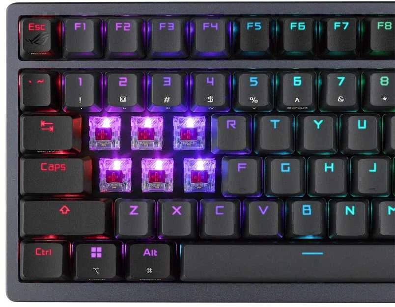 Asus Rog Azoth belaidė klaviatūra
