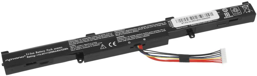 „Asus ROG GL553 GL553VW GL553VD GL553VE GL753V“ nešiojamojo kompiuterio A41N1611 baterija – 2200 mAh (32 WH)