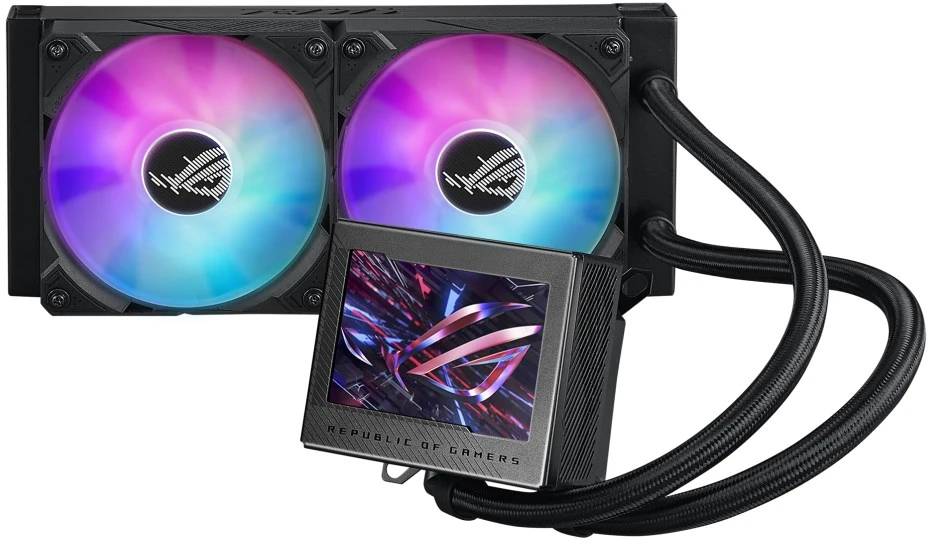 Asus ROG RYUJIN III 240 ARGB aušinimas