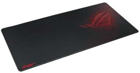 Asus Rog sheath fabric Pelės kilimėlis žaidimams juodas/red extra large