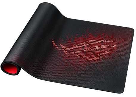 Asus Rog sheath fabric Pelės kilimėlis žaidimams juodas/red extra large