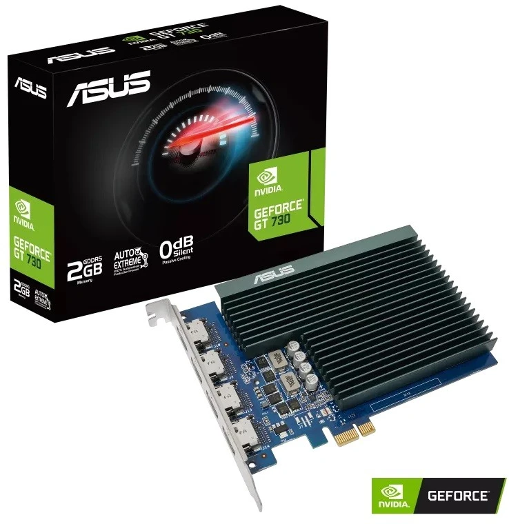 Asus Vaizdo plokštė geforce gt730 2gb gddr5 64bit 4hdmi