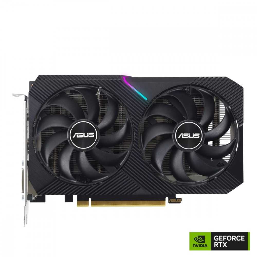 Asus Vaizdo plokštė geforce rtx 3050 dual oc v2 8gb gddr6 128bit dvi-d/hdmi/dp