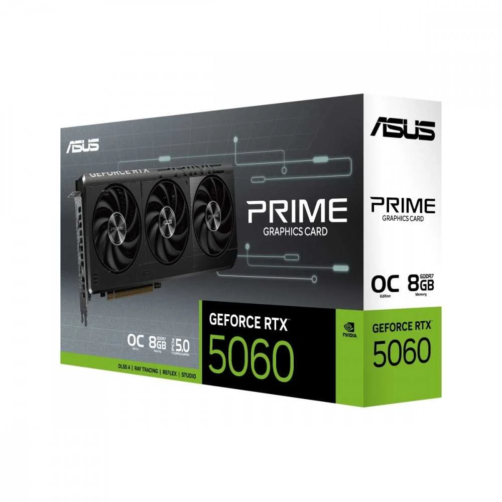 Vaizdo plokštė Karta graf. asus prime rtx 5060 8gb oc