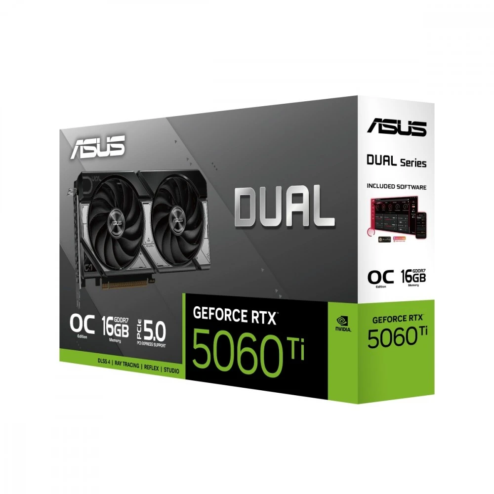 Vaizdo plokštė Karta graf. asus dual rtx 5060 ti 16gb oc