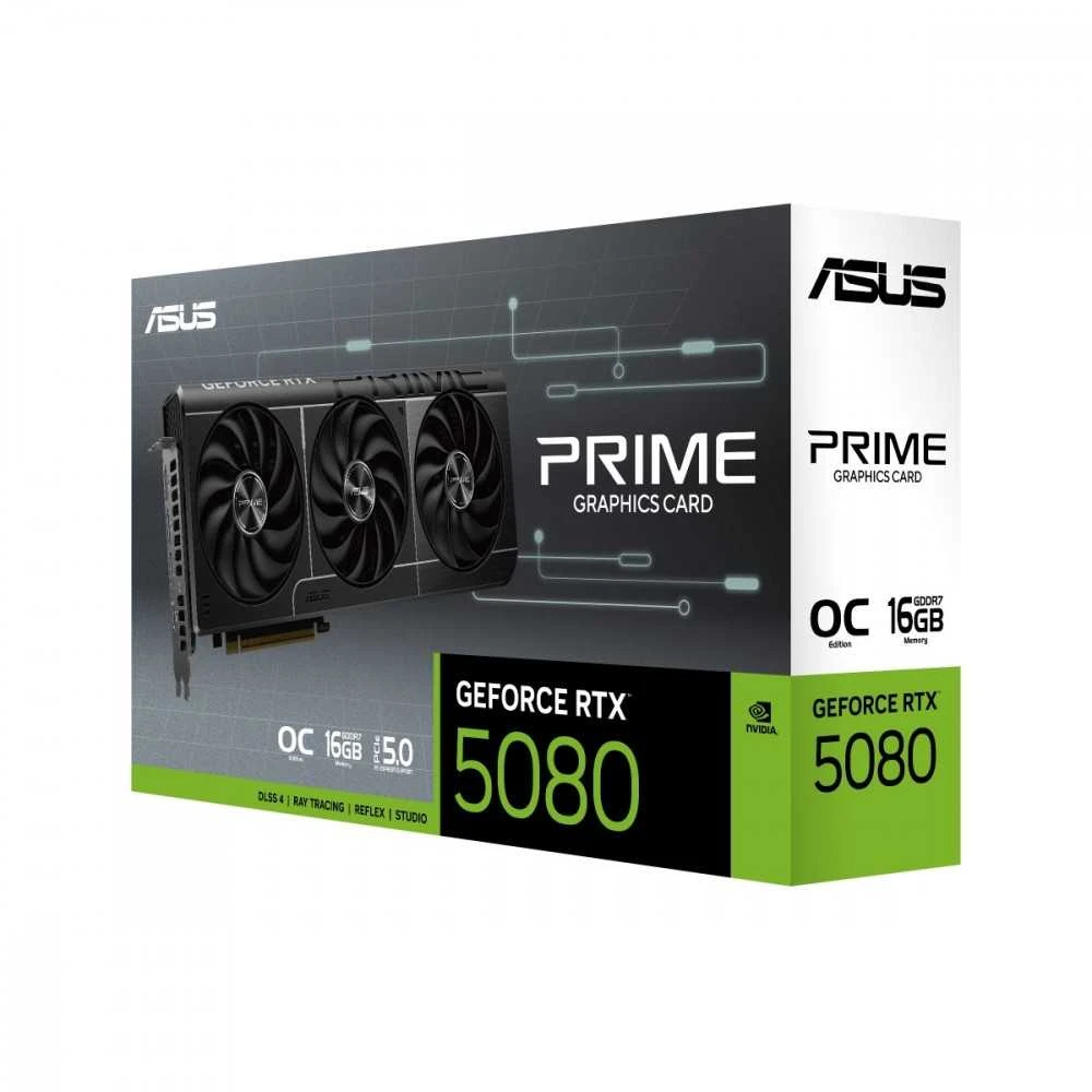 Vaizdo plokštė asus prime geforce rtx 5080 oc 16gb