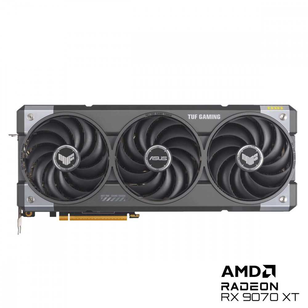 Vaizdo plokštė ASUS TUF Gaming Radeon™ RX 9070 XT 16GB GDDR6 OC Edition