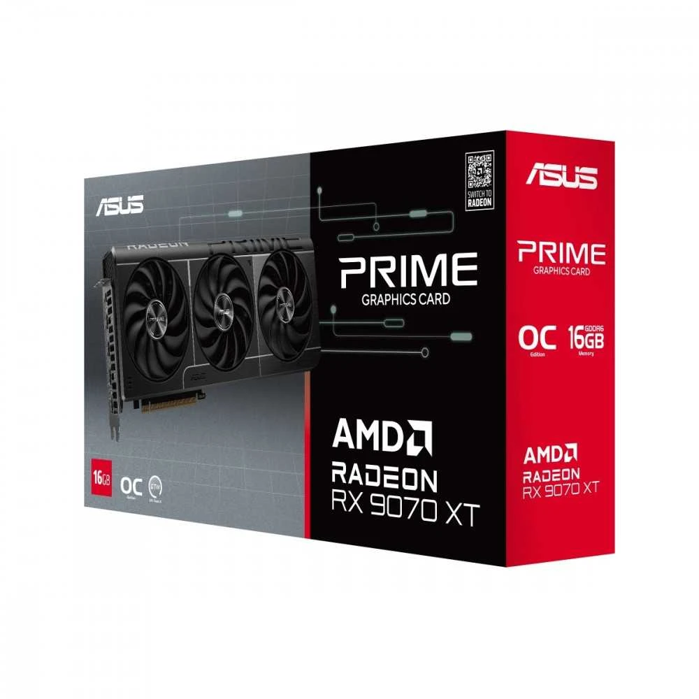 Vaizdo plokštė Karta graf. asus prime rx9070xt o16g