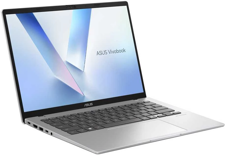 Nešiojamas kompiuteris ASUS Vivobook 14-M1407GA-LY012W Ryzen AI 7-445 14.0" WUXGA IPS lygio 60Hz 300nits AG 16GB DDR5 SSD512 Cam1080 42WHrs Win11 Vėsus Sidabrinis