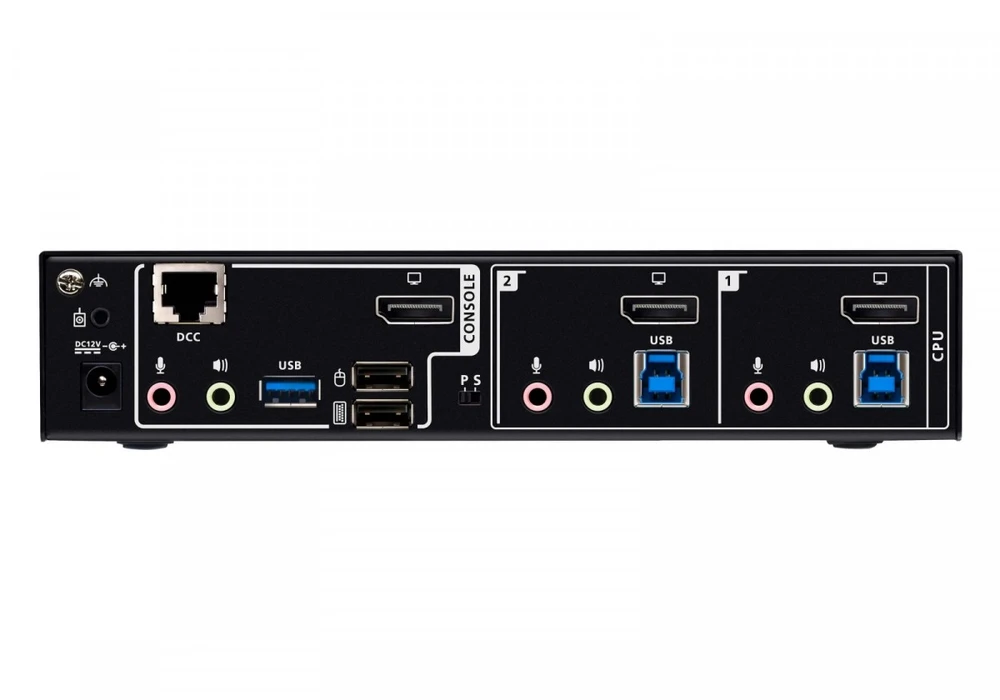 Aten Przełącznik kvmp 2-port usb 3.0 8k dp